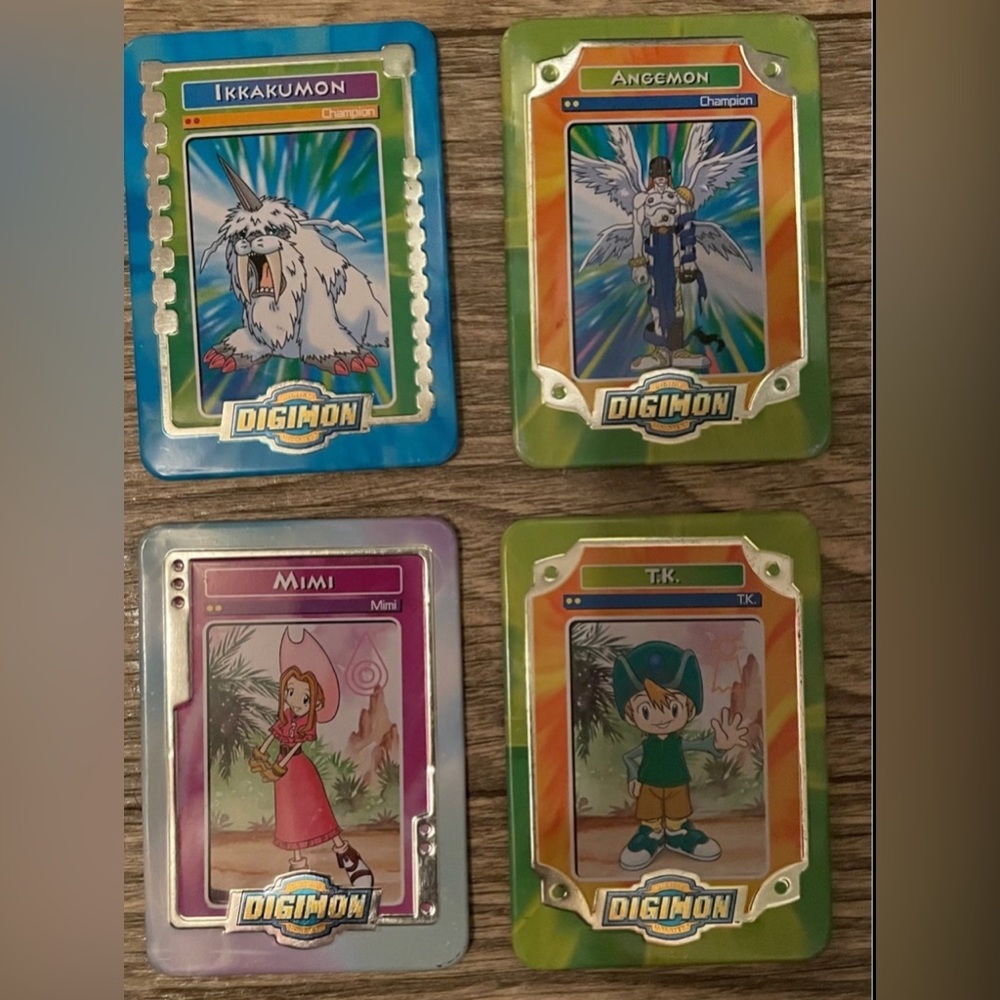 Anggmon, TK, Ikkakumon,Mimi
Digimon Special Edition Taco Bell Tin cards lot of 4